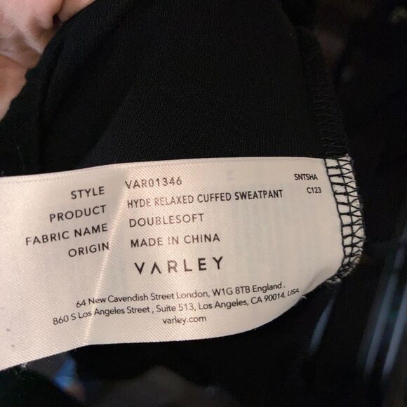 Varley Hyde Relaxed Cuffed Sweatpants Women's SZ Medium 25" - Picture 6 of 7